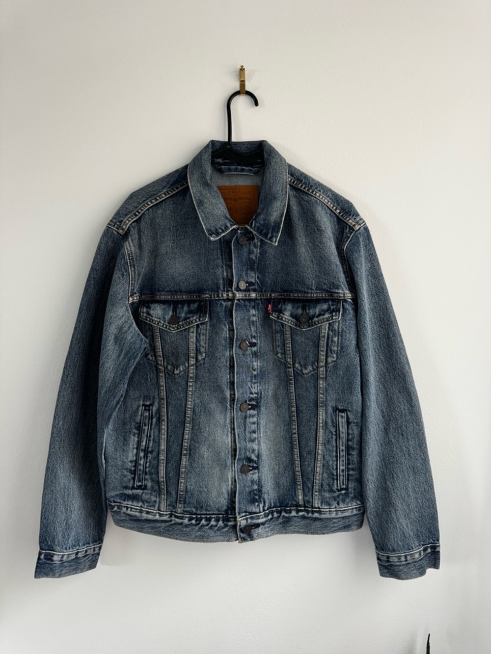 Levi's Faded Blue Denim Trucker Jacket